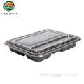 PP Microwavable Black Disposable Lunch Container